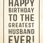 Free Printable Birthday Card   Greatest Husband | Greetings Island   Free Printable Birthday Cards For Husband