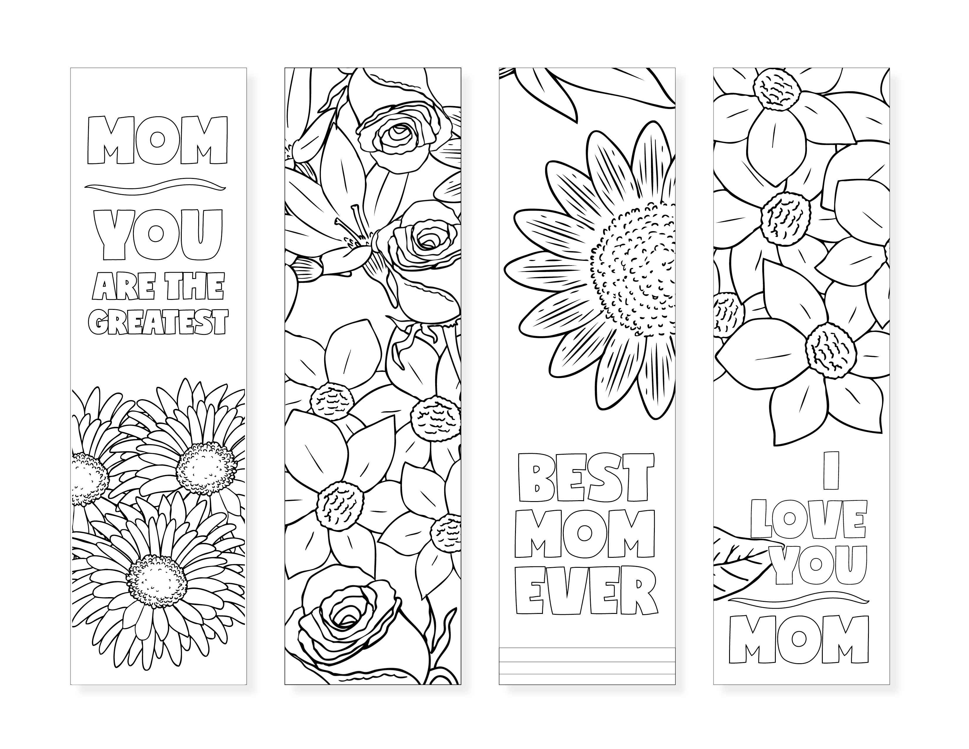 Free Printable Bookmarks For Moms - Design Dazzle - Free Printable Bookmarks
