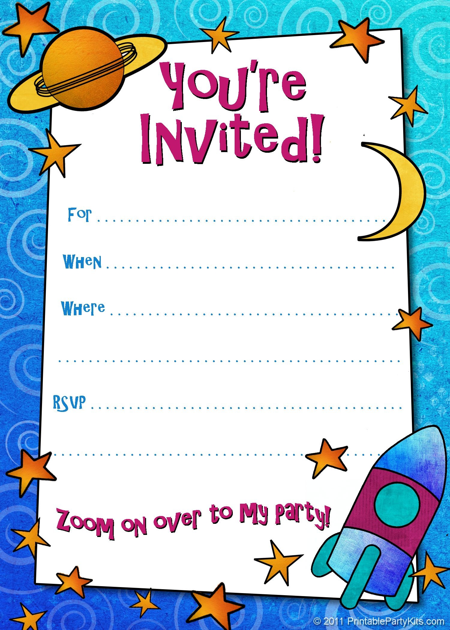Free Printable Boys Birthday Party Invitations | Birthday Party - Free Printable Birthday Invitation Cards Templates