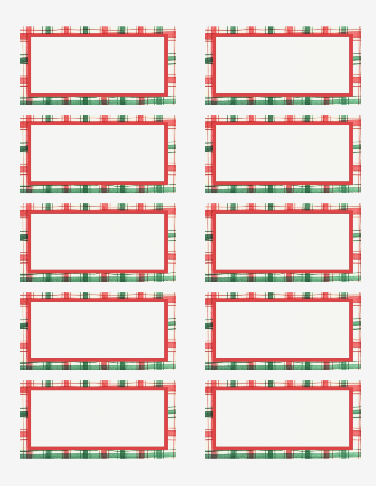Free Printable Christmas Address Labels – Happy Holidays! – Free - Free Printable Holiday Labels
