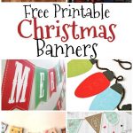 Free Printable Christmas Banners | Banner Letters | Free Christmas   Free Printable Christmas Banner
