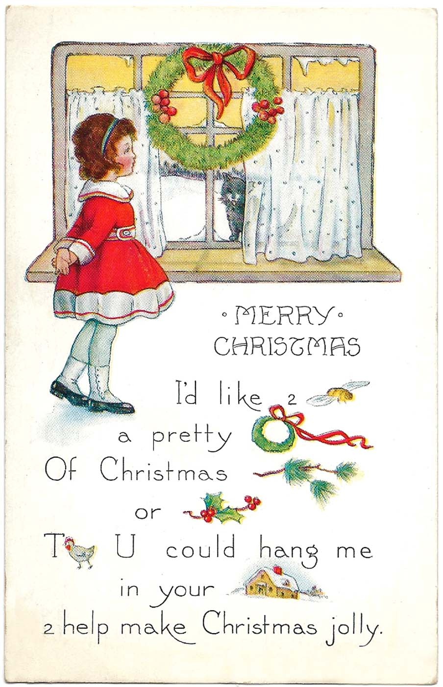 Free Printable Christmas Cards - From Antique Victorian To Modern - Free Printable Christmas Cards