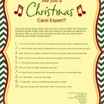 Free Printable Christmas Carol Quiz   American Greetings   Kwanzaa Trivia Free Printable