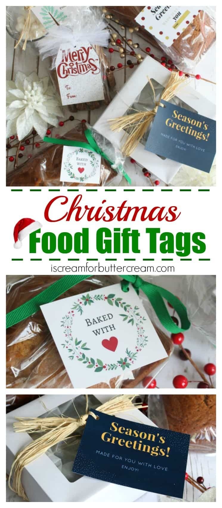 Free Printable Christmas Food Gift Tags | Christmas - Misc - Free Printable Christmas Food Labels