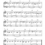 Free Printable Christmas Sheet Music | Free Sheet Music Scores: Free   Christmas Music For Piano Free Printable
