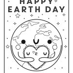 Free Printable Coloring Page: Earth Day | Crate&kids Blog   Free Printable Earth Pictures