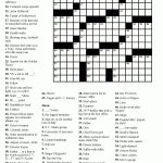 Free Printable Crossword Puzzles Easy For Adults | My Board | Free   Create A Crossword Puzzle Free Printable