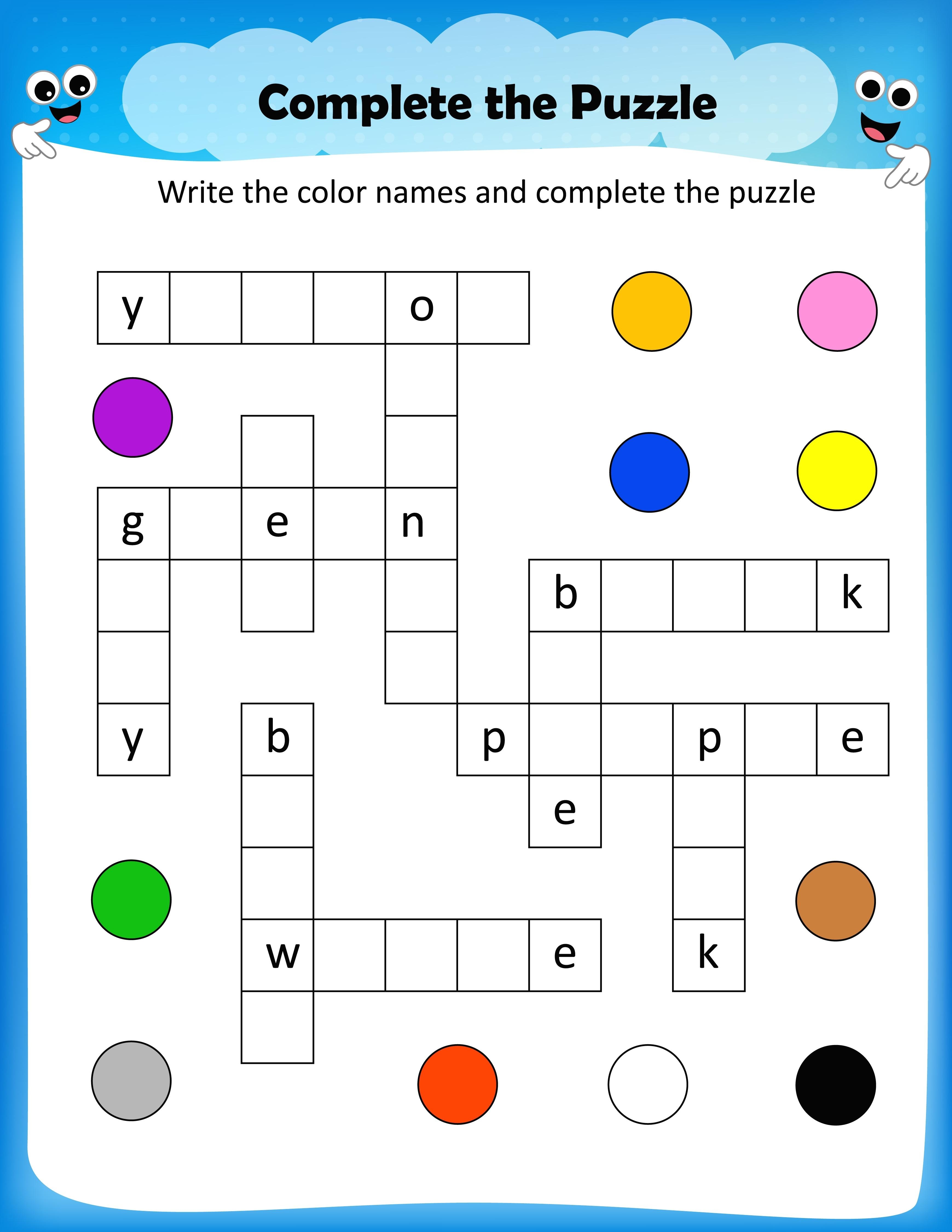 Free Printable Crossword Puzzles For Kids Free Printable Crosswords - Free Printable Puzzles For Kids