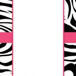 Free #printable Customizable Zebra Stripes #party Invitation | Party   Free Printable Animal Print Birthday Invitations