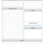 Free Printable Daily Plan With To Do List & Important Times Pdf Download   Free Printable List