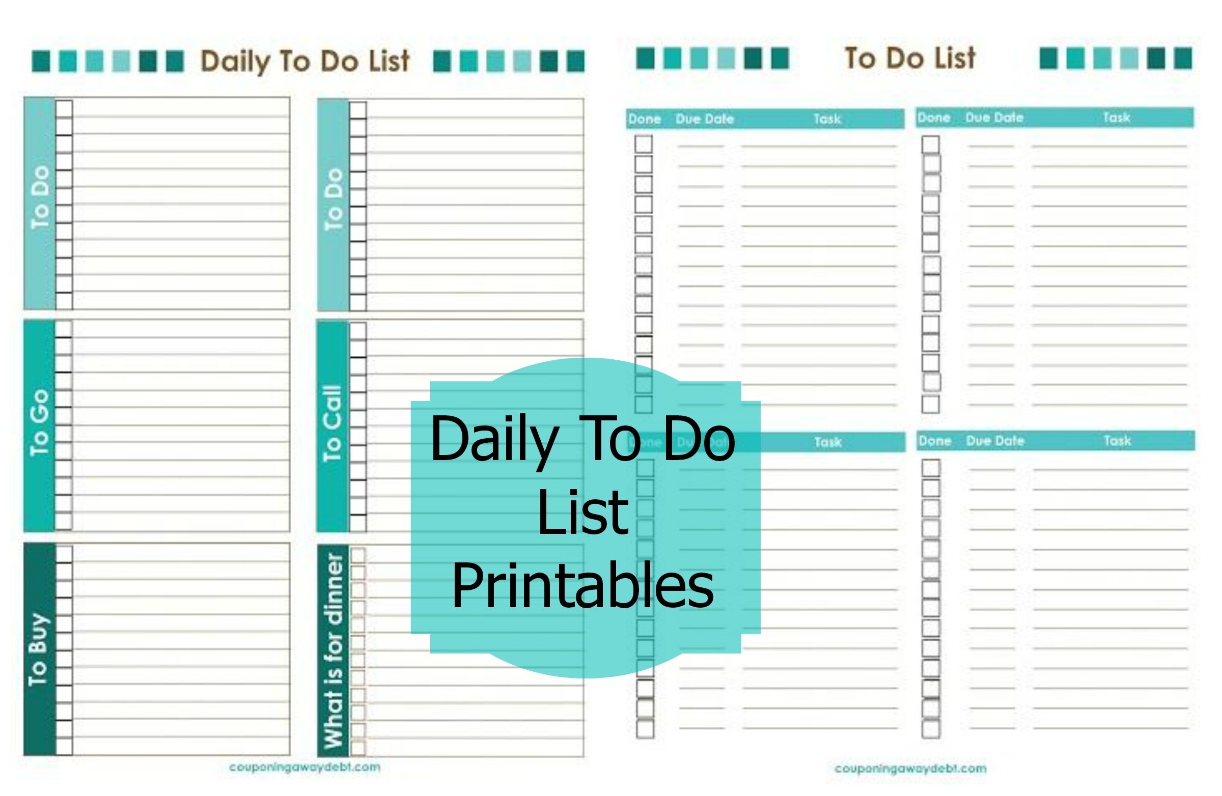 Free Printable Daily To Do List Template – Fieldstation.co Within - Free Printable Kids To Do List