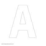 Free Printable Fancy Letters | Free Printable Large Alphabet Letter   Free Printable 12 Inch Letter Stencils