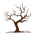 Free Printable Fingerprint Tree Template | Embroidery | Wedding   Free Printable Tree Template