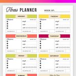 Free Printable Fitness Planner   Meal And Fitness Tracker, Start Today!   Free Printable Fitness Tracker