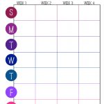 Free Printable Fitness Trackers: 3 Different Monthly Designs   Free Printable Fitness Tracker