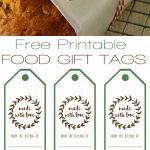 Free Printable Food Gift Tags | Printables | Gift Tags Printable   Free Printable Christmas Food Labels