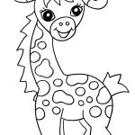 Free Printable Giraffe Coloring Pages For Kids | Easy Art Ideas For   Free Printable Baby Shower Coloring Pages