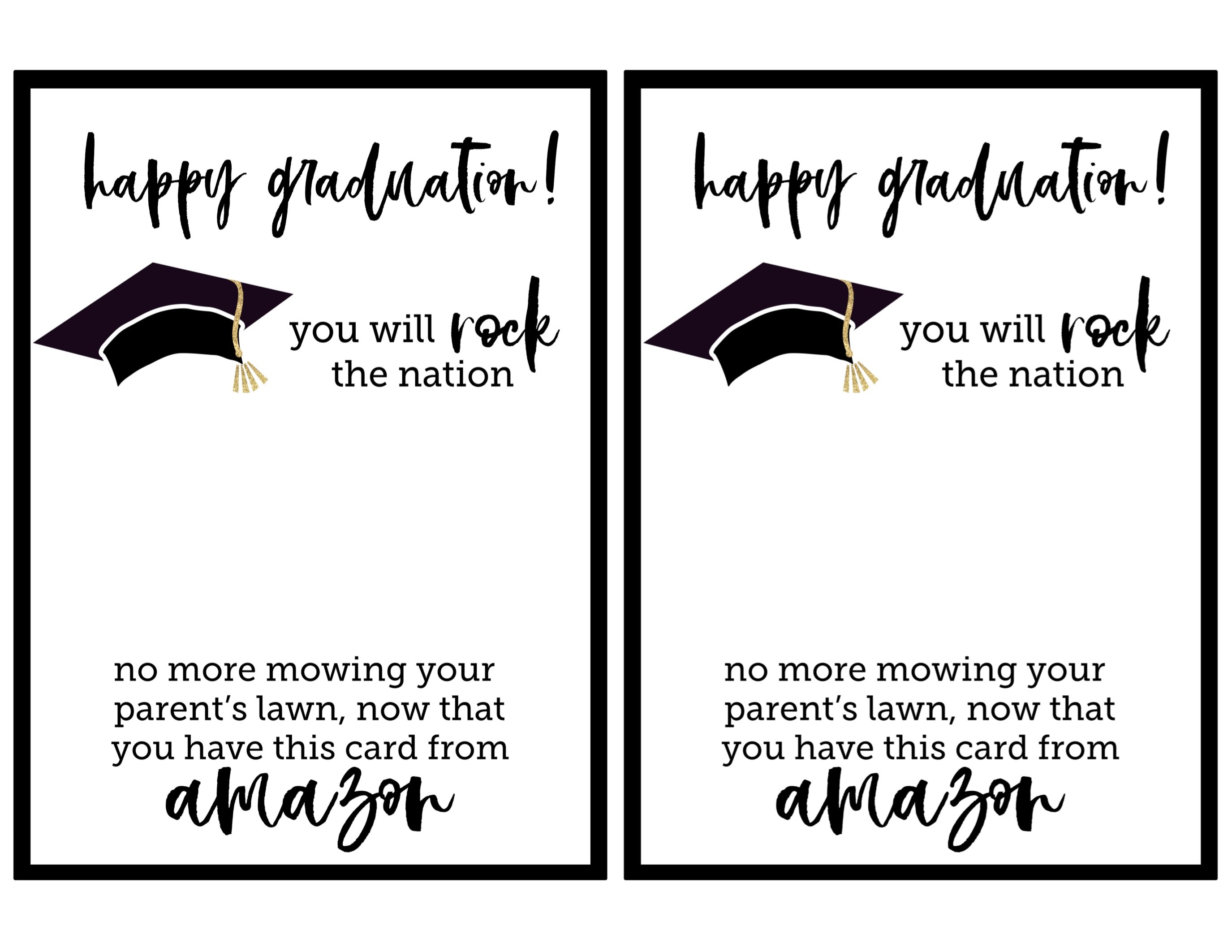 Free Printable Graduation Card - Paper Trail Design - Graduation Cards Free Printable Funny