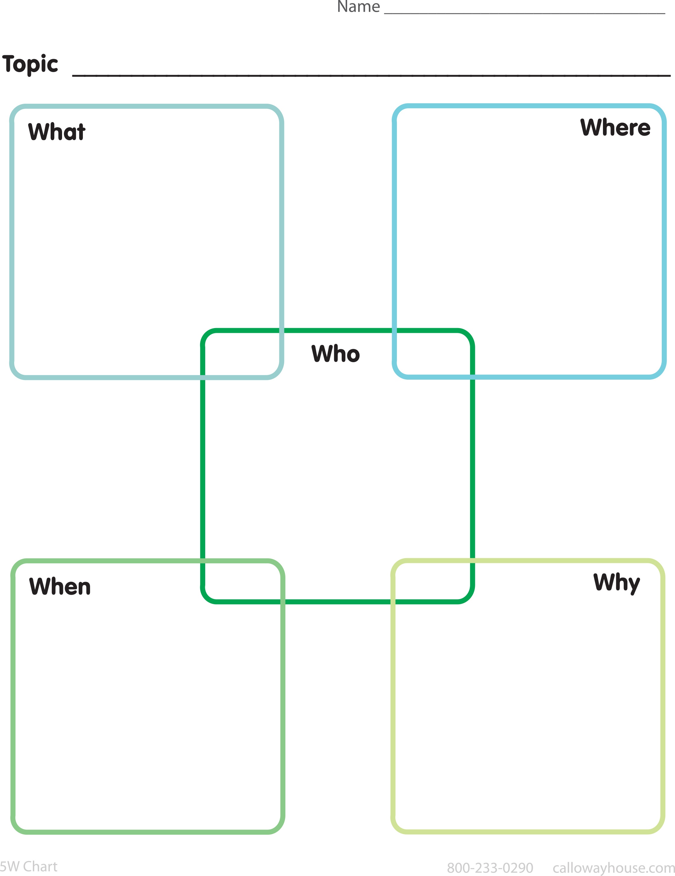 Free Printable Web Graphic Organizer