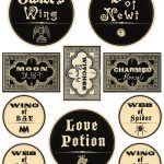 Free Printable Halloween Labels   Potions   The Graphics Fairy   Free Printable Labels For Bottles