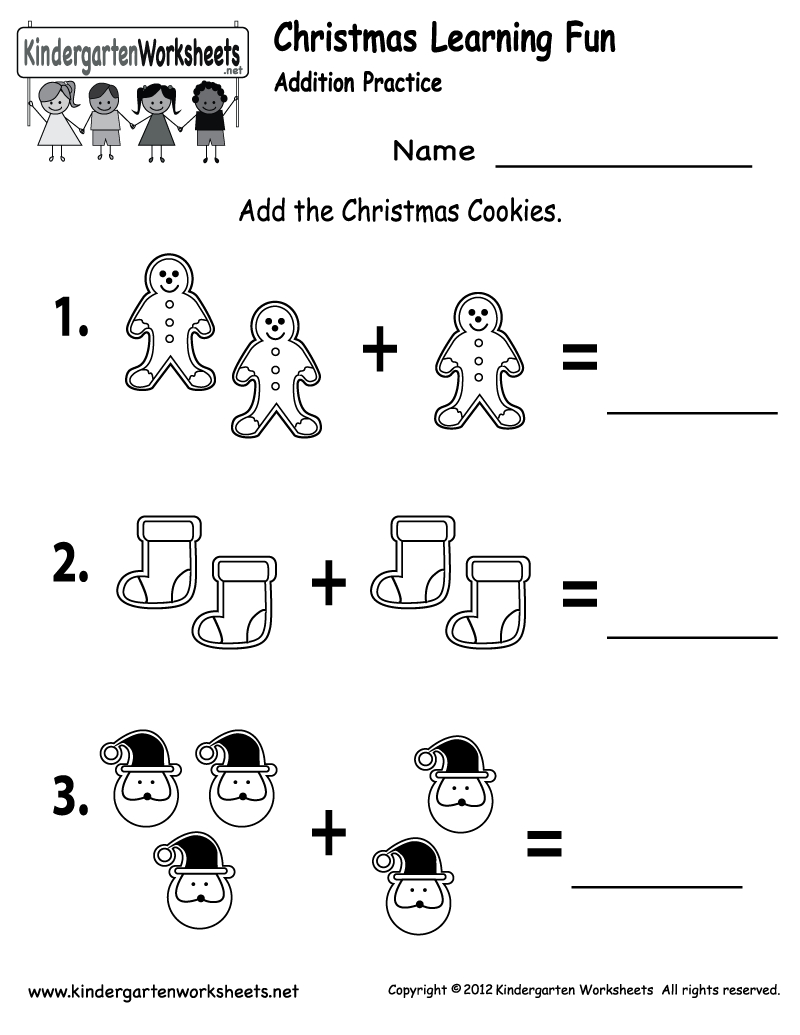 Free Printable Holiday Worksheets | Free Christmas Cookies Worksheet - Free Printable Christmas Worksheets For Kids