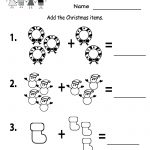 Free Printable Holiday Worksheets | Free Printable Kindergarten   Free Printable Kindergarten Math Activities