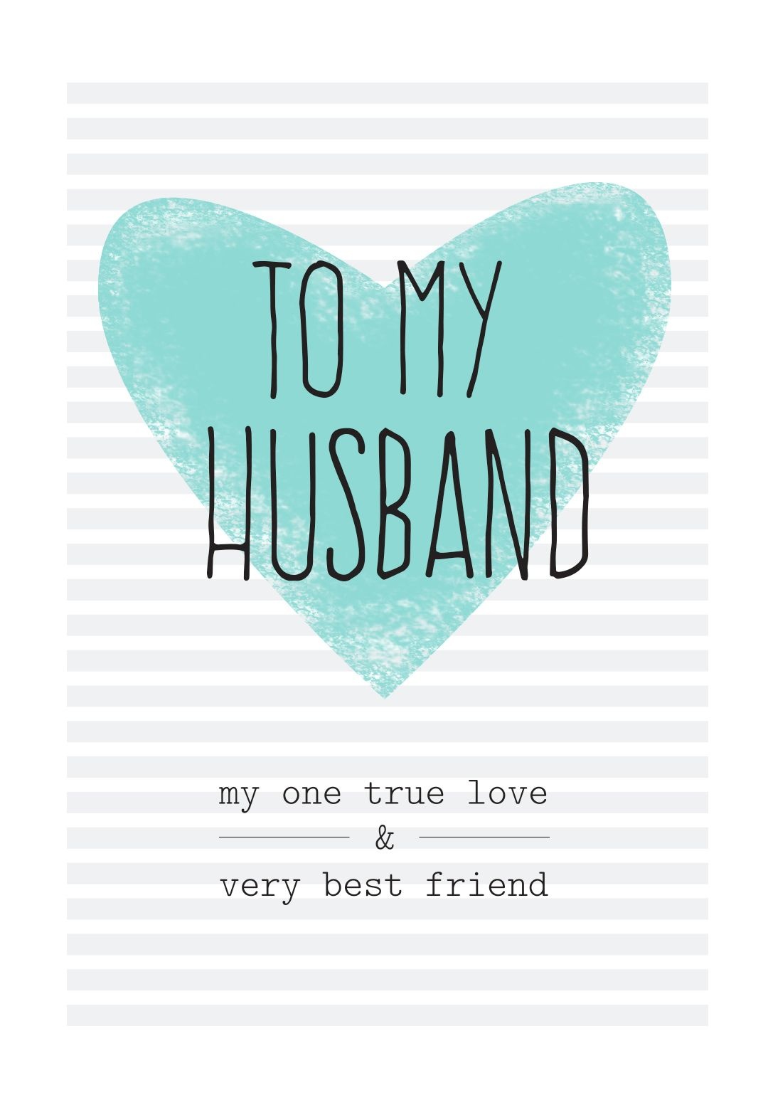 Free Printable Husband Greeting Card | Diy | Happy Birthday Husband - Free Printable Birthday Cards For Him