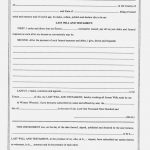Free Printable Last Will And Testament Forms Nz | Resume Examples   Free Printable Will Forms