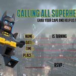 Free Printable Lego Batman The Movie Invitation | Free Printable   Lego Batman Party Invitations Free Printable