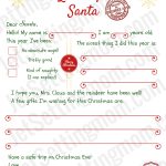 Free Printable Letter To Santa Template   Writing To Santa Made Easy!   Letter To Santa Template Free Printable