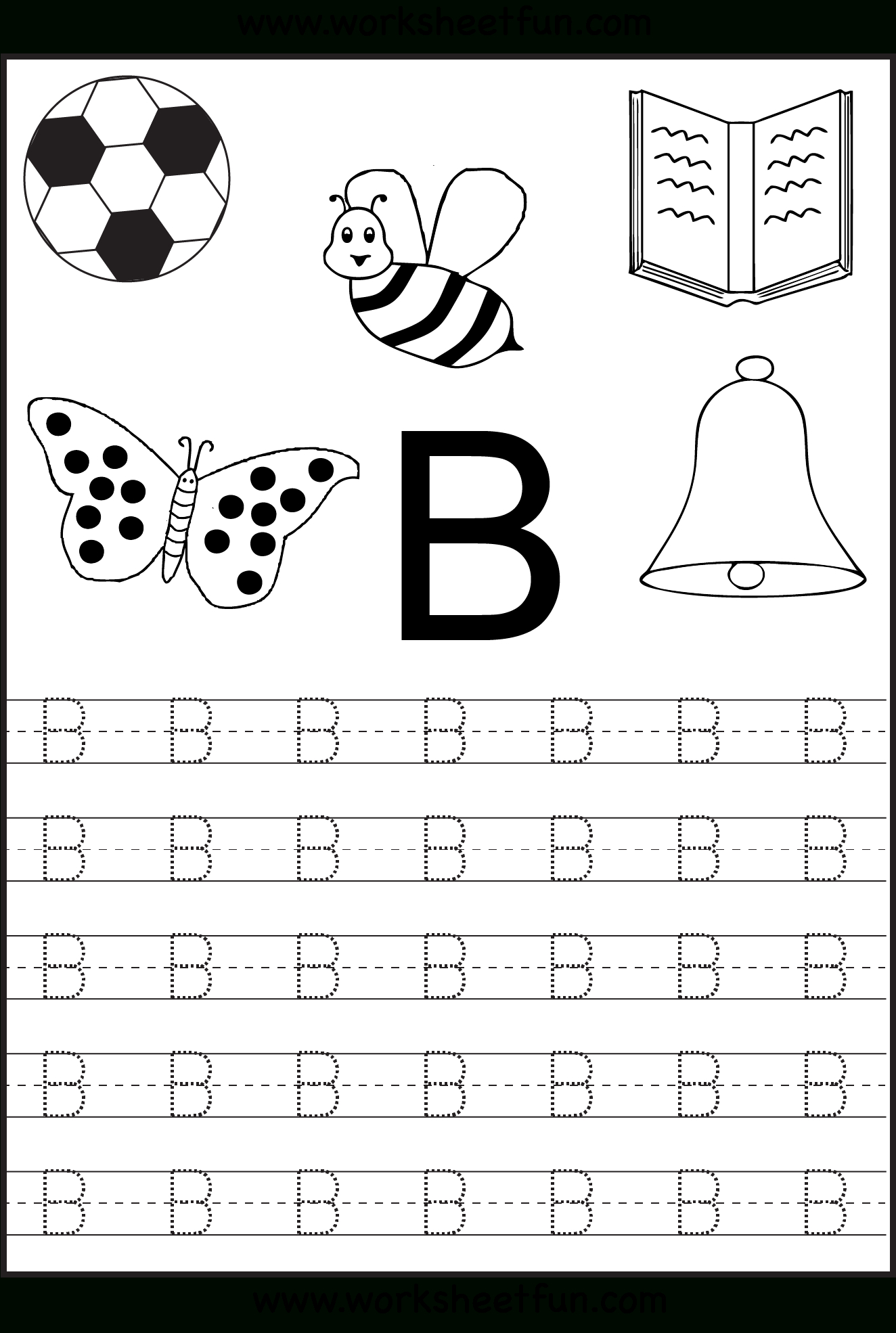 Free Printable Letter Tracing Worksheets For Kindergarten – 26 - Free Printable Alphabet Pages
