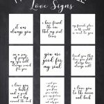 Free Printable Love Signs | Wedding Quotes, Valentine's Day Signs   Free Printable Signs