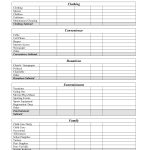 Free Printable Monthly Budget Worksheet |  Detailed Budget   Free Printable Monthly Expense Sheet