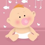 Free Printable New Baby Greeting Card #newbabycards #newbaby   Free Printable Baby Cards Templates