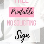Free Printable No Soliciting Sign | Best Of Beauty Chaos | No   Free Printable No Soliciting Sign
