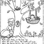 Free Printable Nursery Rhymes Coloring Pages For Kids   Free Printable Mother Goose Nursery Rhymes