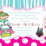 Free Printable Pamper Party Invitation Templates | Pamper Party In   Free Printable Spa Party Invitations Templates