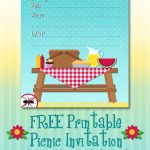 Free Printable Picnic Invitation | Party Printables | Picnic   Free Printable Flyers For Parties