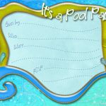 Free Printable Pool Party Invitation Template From   Free Printable Pool Party Birthday Invitations
