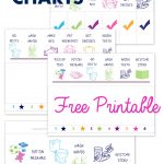 Free Printable Preschool Chore Charts   Free Printable Chore Chart Ideas