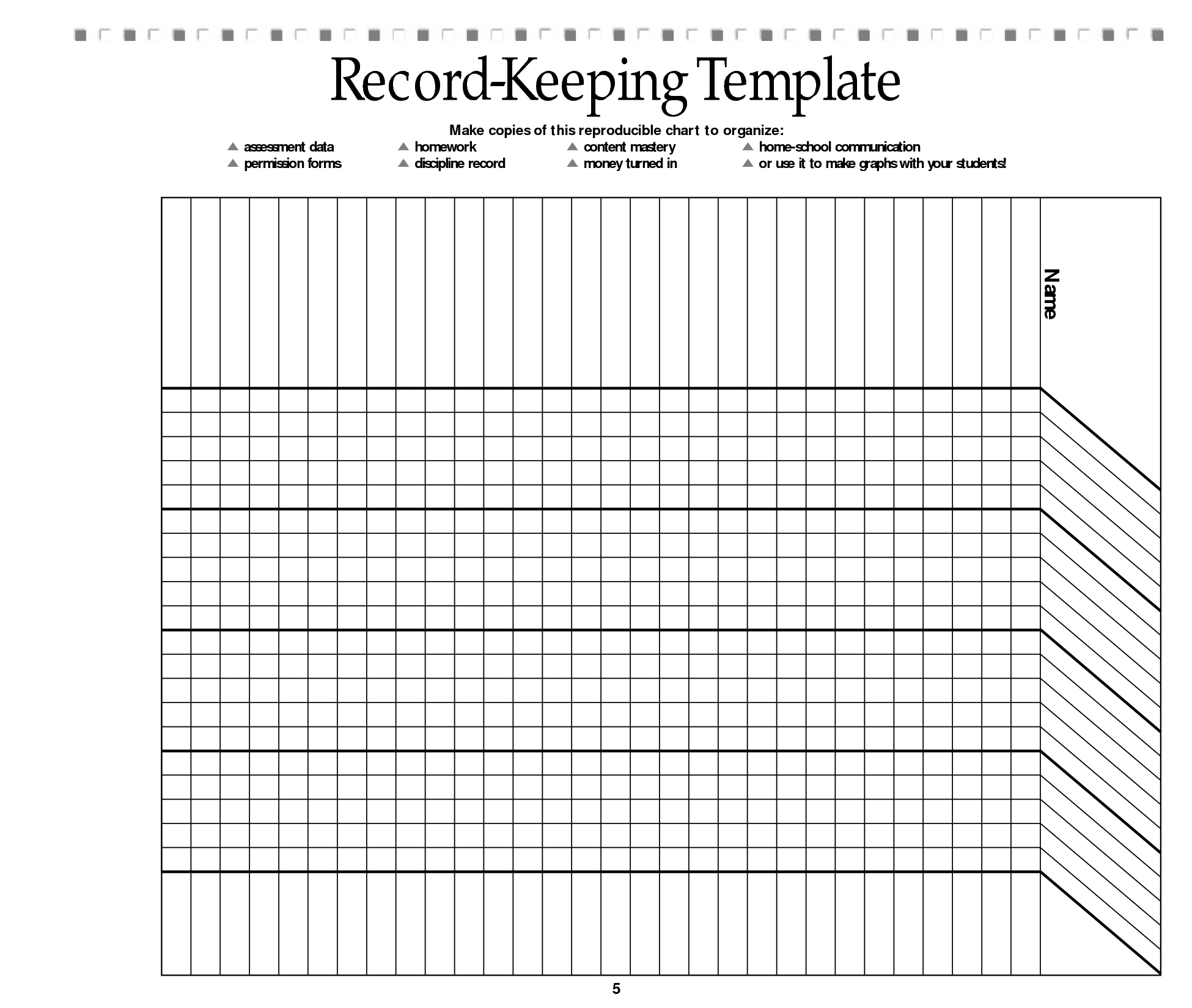 Free Printable Record Keeping Forms | Classroom | Homeschool - Free Printable Attendance Sheets For Homeschool