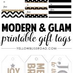 Free Printable Rustic And Plaid Gift Tags   Yellow Bliss Road   Free Printable To From Gift Tags