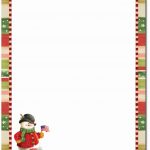 Free Printable Santa Letterhead Paper Christmas Stationery Home   Free Printable Christmas Stationary Paper