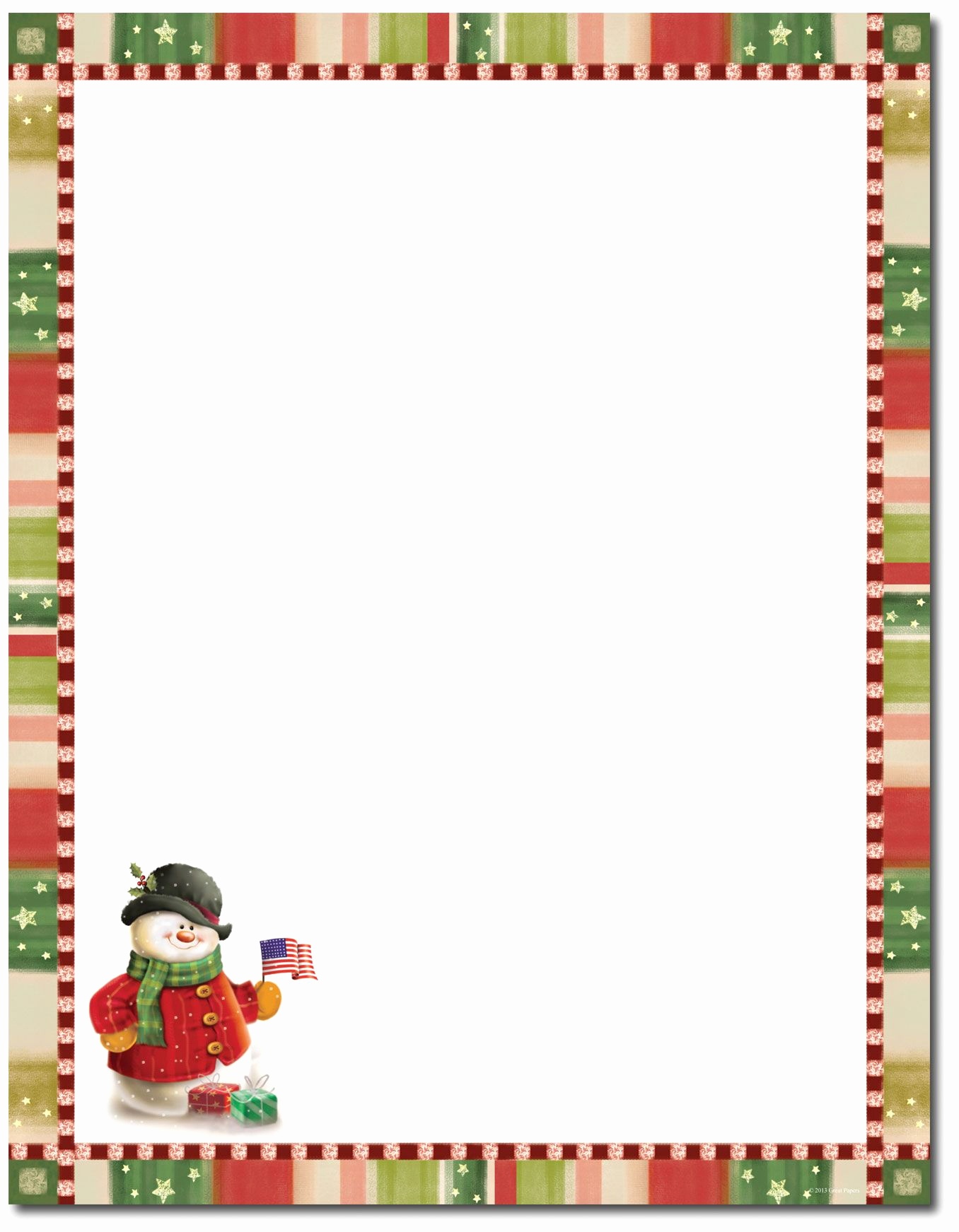 Free Printable Santa Letterhead Paper Christmas Stationery Home - Free Printable Christmas Stationary Paper