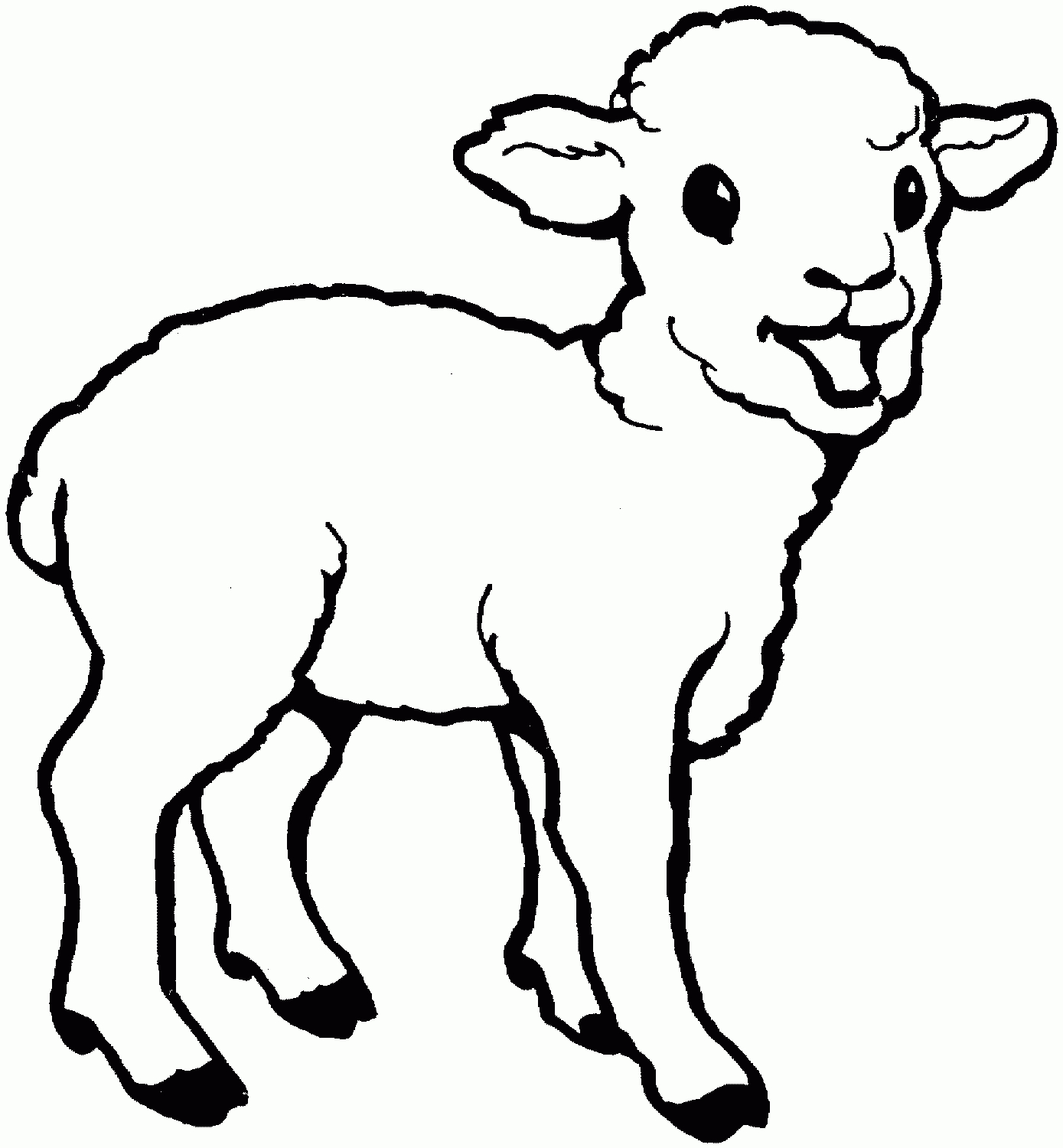 Free Printable Sheep Coloring Pages For Kids - Free Printable Pictures Of Sheep