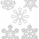 Free Printable Snowflake Templates – Large & Small Stencil Patterns   Free Printable Snowflake Patterns