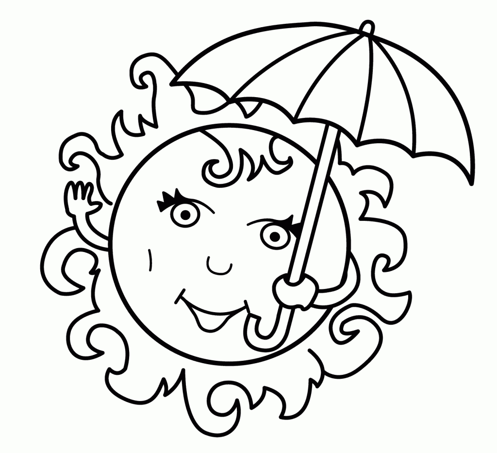 Free Printable Summer Coloring Pages - Coloring Pages For Kids - Free Printable Summer Coloring Pages For Adults