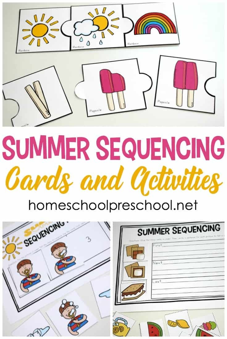 Free Printable Summer Sequencing Cards For Preschoolers - Free Printable Sequencing Cards For Preschool