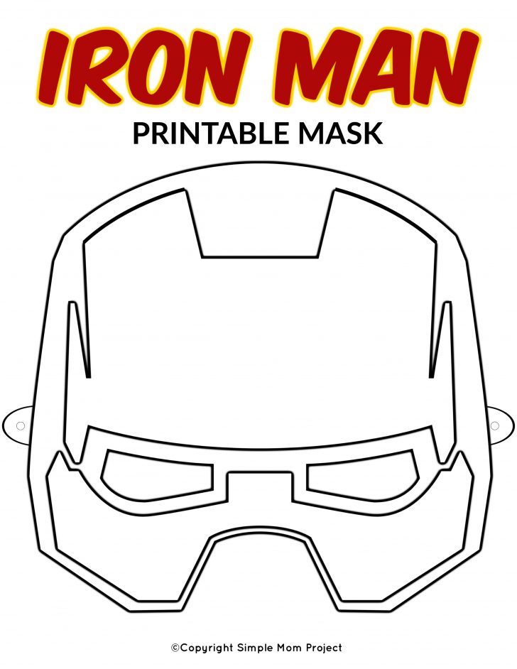 Free Printable Ironman Mask