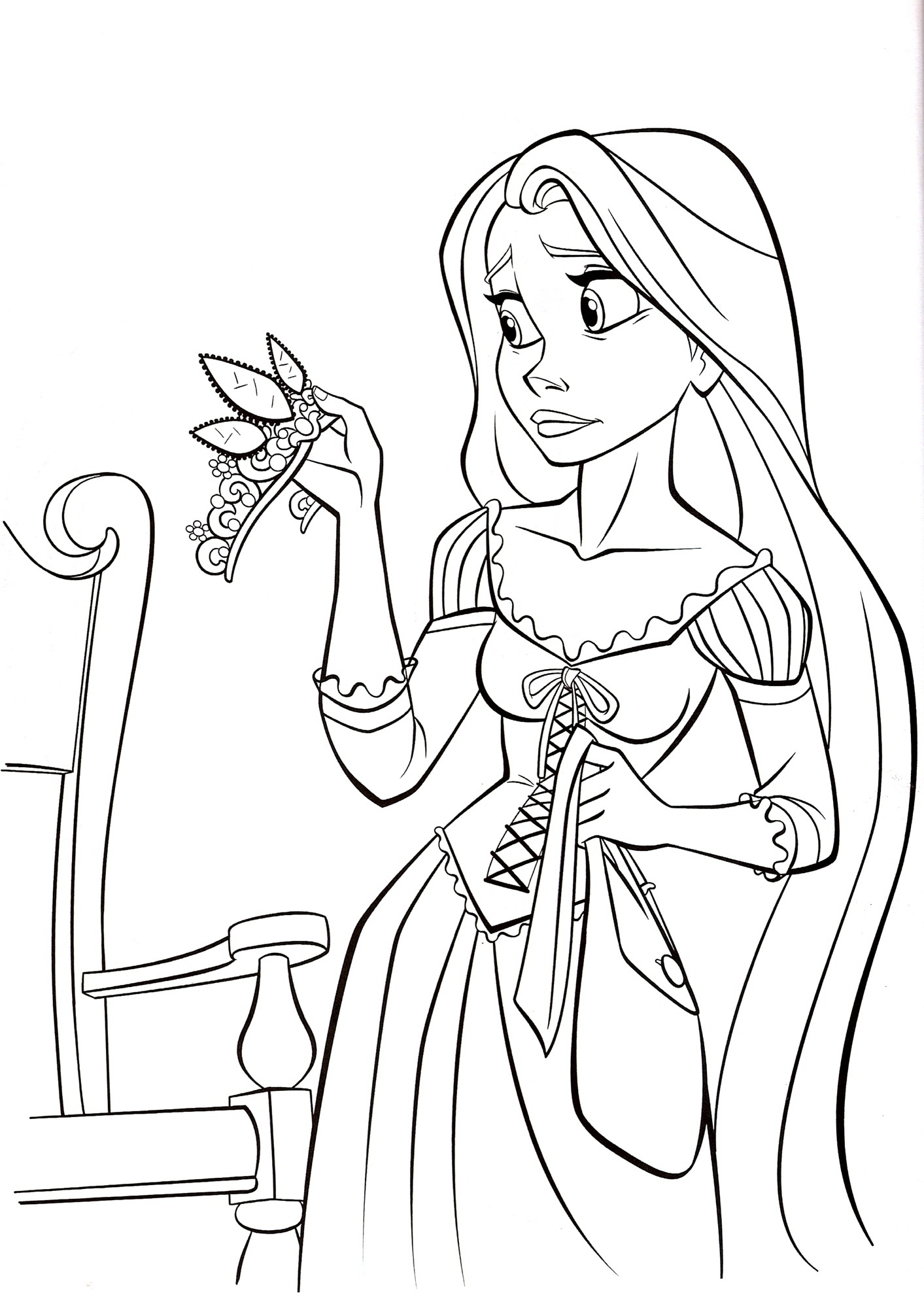 Free Printable Tangled Coloring Pages For Kids - Free Printable Tangled